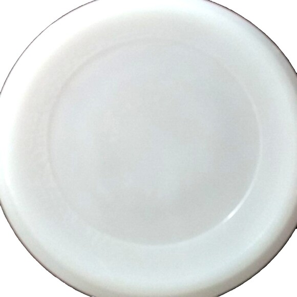 Jeannette GlasBake 14 oz Milk Glass Ovenware Bowl Handle J-2639 Red USA Vintage - Picture 5 of 5